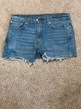 LEVI 511
Classic Blue Denim Cutoff Shorts - Women's